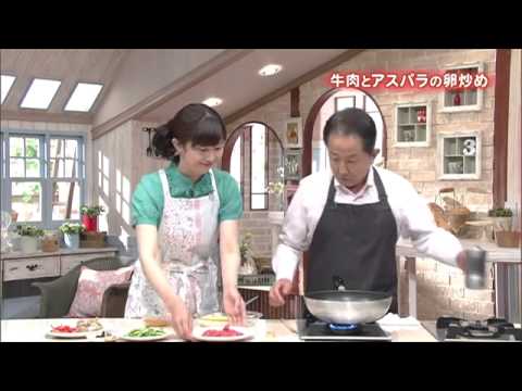 牛肉とアスパラの卵炒め