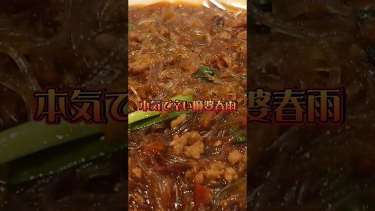 本気で辛い麻婆春雨