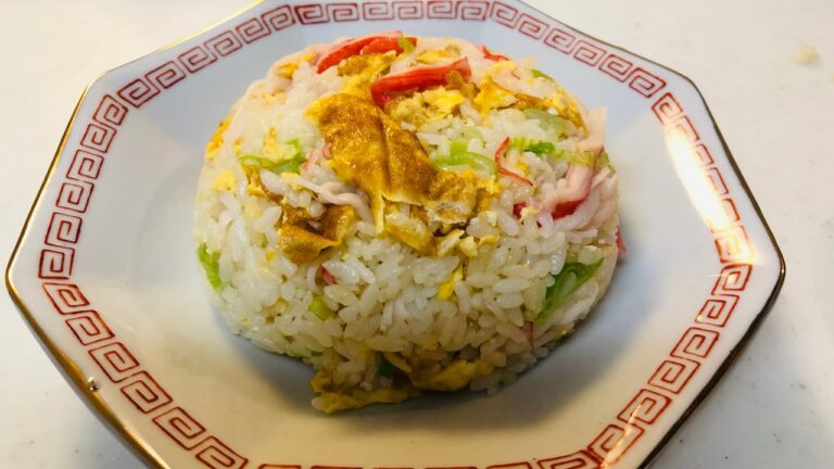 カニカマ炒飯 【fried rice recipe】