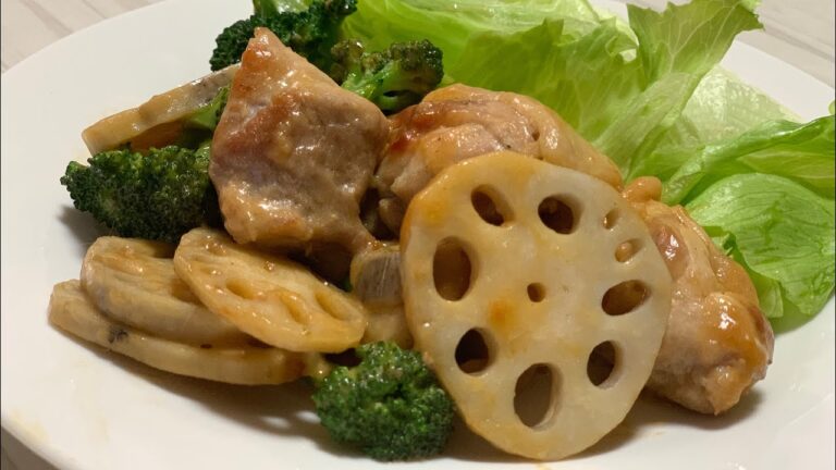 毎日ご飯♡鶏肉と蓮根のオイマヨ炒め