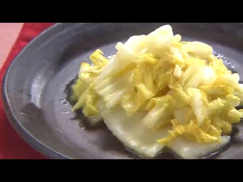 白菜の即席からし漬け