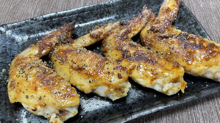 超簡単！ピリ辛みそ手羽先の作り方【おつまみ】【簡単男飯】