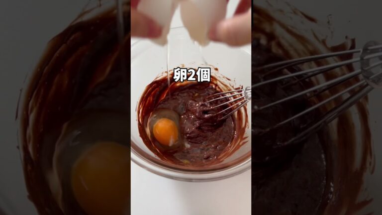 簡単美味しい濃厚豆腐のガトーショコラ