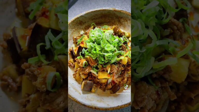 夏も終わり余りがちなそうめん美味しく簡単リメイク【茄子の豆乳担々麺が毎週リピートしちゃうほど‼