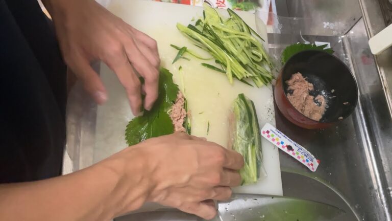 久しぶりの投稿は生春巻きと魚料理