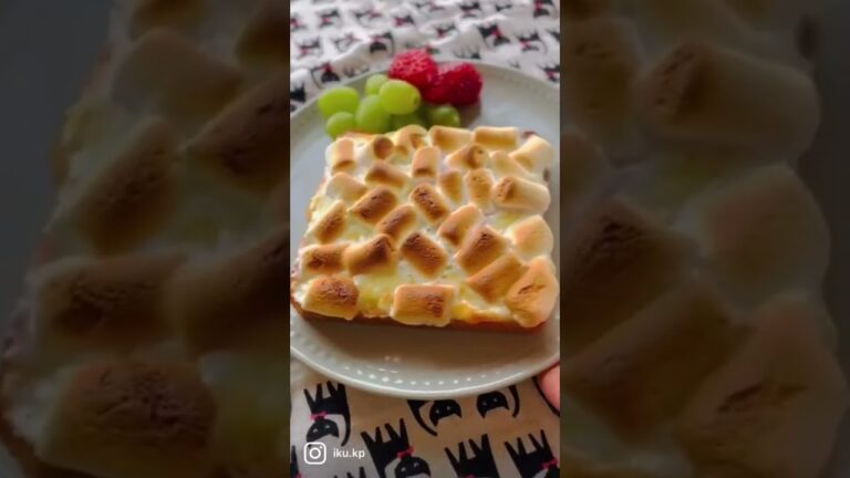 カフェみたいなトロトロトースト #shorts #簡単ごはん　#簡単スイーツ
