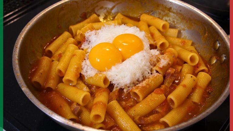 イタリアで流行っているらしい！？【ローマの隠されたジャンキーパスタ】パスタ アッラ ツォッツォーナ【Pasta alla zozzona】