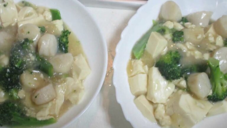 ホタテ貝と豆腐の塩炒め：Part.Ⅱ