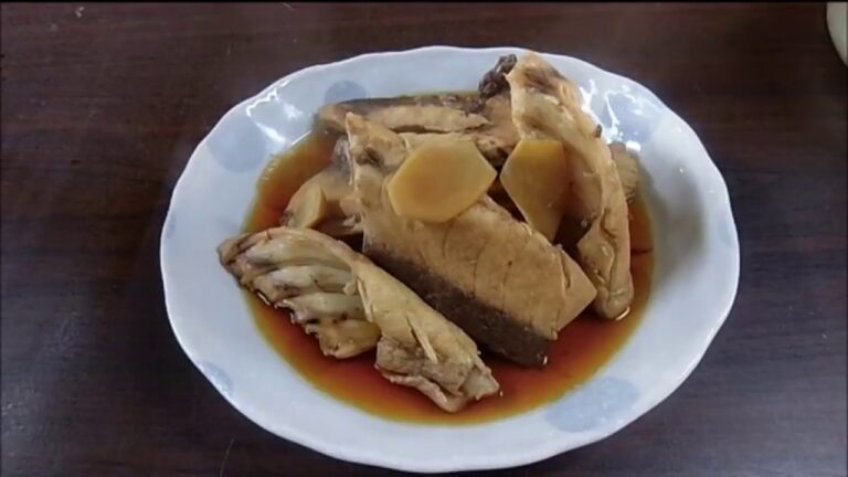 鰤（ブリ）のあら煮　作り方