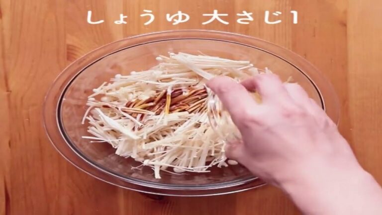 【三ツ星レシピ】レンジで簡単！えのきあったらコレ絶対する！！