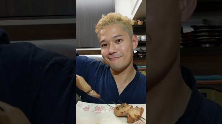 【初鰹（カツオ）】を漬けにして串焼き！BBQにもオススメ☆