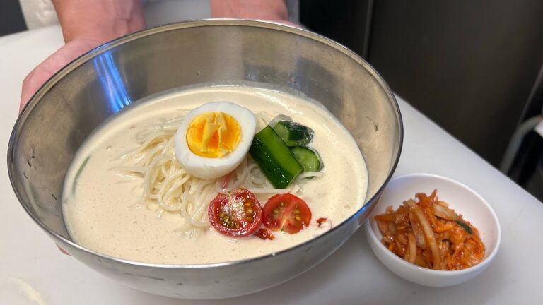 豆乳冷麺「コングクス」濃厚スープで美容と健康にオススメ！夏に余った素麺でぜひ