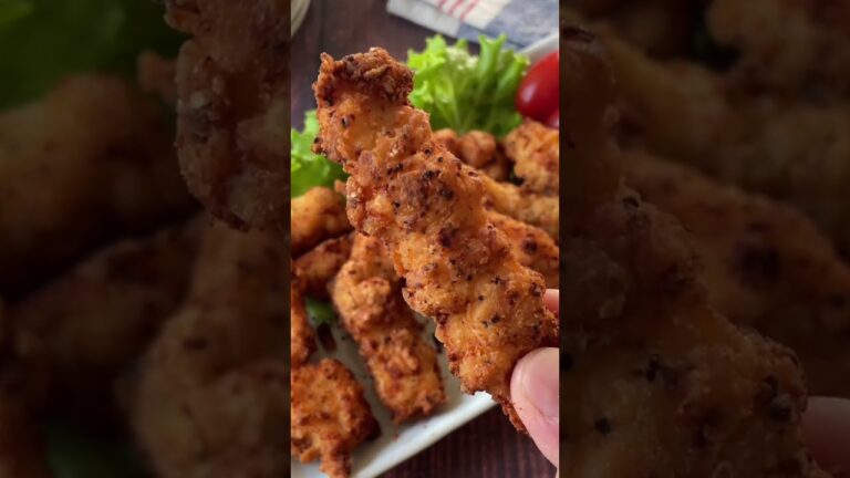 片手でつまんでパクパクいける！スティックフライドチキン【節約ごはん おうちごはん おかず 料理 レシピ 簡単レシピ 今日のごはん 作り置き】