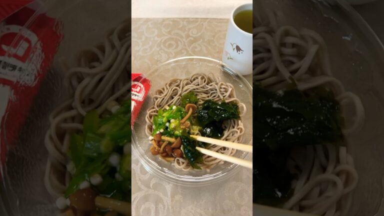 ネバネバ蕎麦 #ローソン #コンビニ #そば