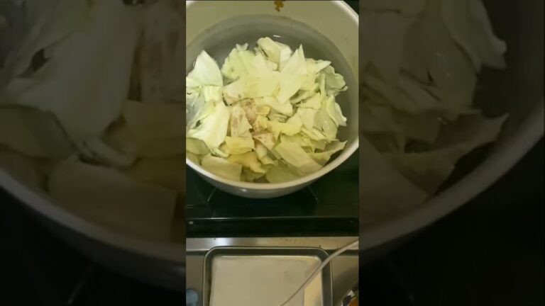 【5】適当でも美味しいキャベツ味噌汁が食べたい