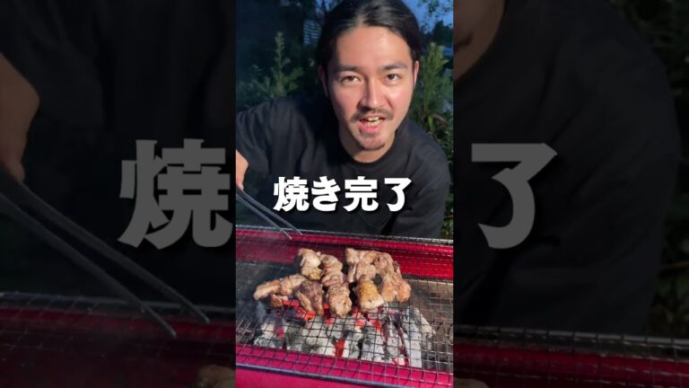 鶏油の炭火焼がヤバい…。 #shorts