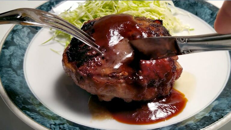 【男飯】ベーコン巻きハンバーグ【2食分】