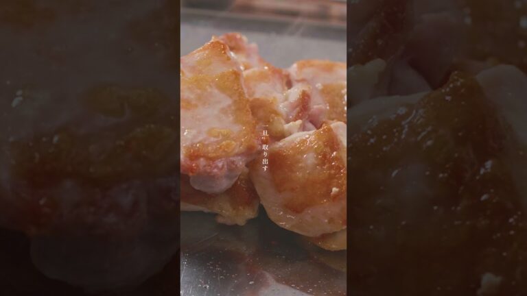 【鶏もも肉とパプリカのさっぱり炒め】お酢の酸味と大葉の香りでさっぱり #鶏もも肉 #さっぱり炒め #大葉 #パプリカ #asmr #こーぴ