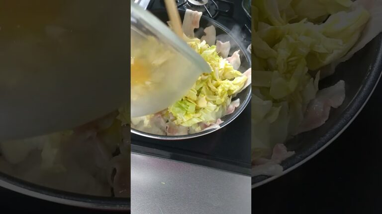 豚バラとキャベツ料理 　#簡単な料理