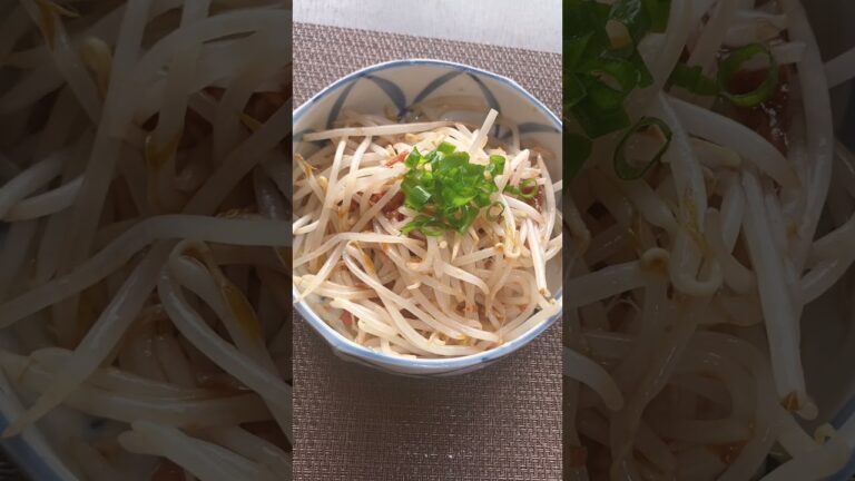 安い❗美味い❗早い❗【もやしの梅オイナムル】#Shorts #ひめりんご