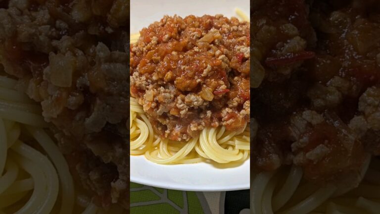 【生トマトで絶品ミートソース】#shorts #簡単レシピ