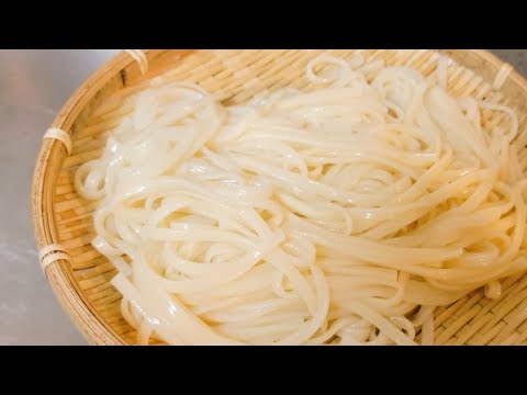 いつものおうち冷やしうどんが100倍美味くなる裏ワザ！茹で方