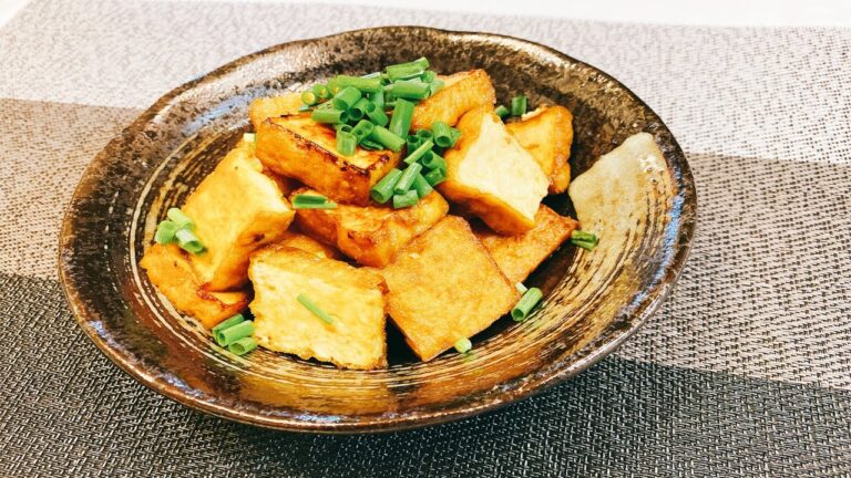 【糖質制限】簡単に出来るおつまみ！「カリカリ厚揚げの甘辛煮」ダイエットレシピ、悪魔的な旨さ【時短料理♪あいこチャンネル】