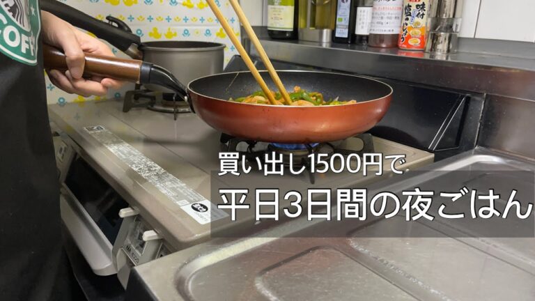 【節約レシピ】和食多めの献立/2人で1食500円以下の夜ご飯