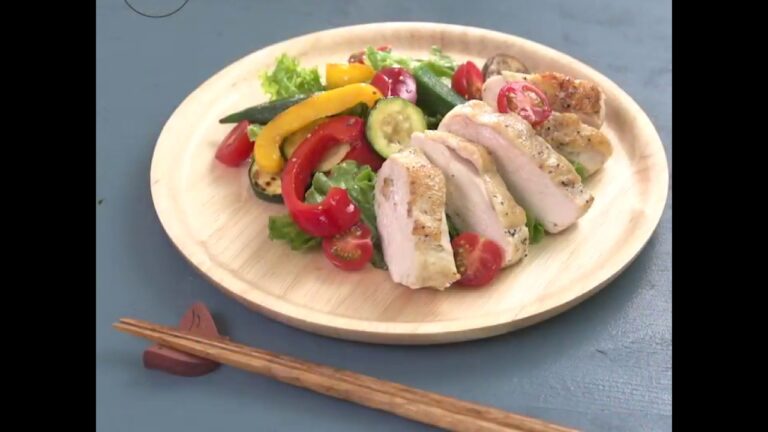 グリルチキンのカラフルサラダ【bizmom2018年夏秋号】