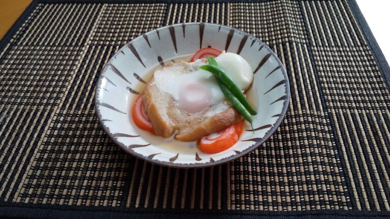 車麩と落とし卵の煮物 2021.12.15放送