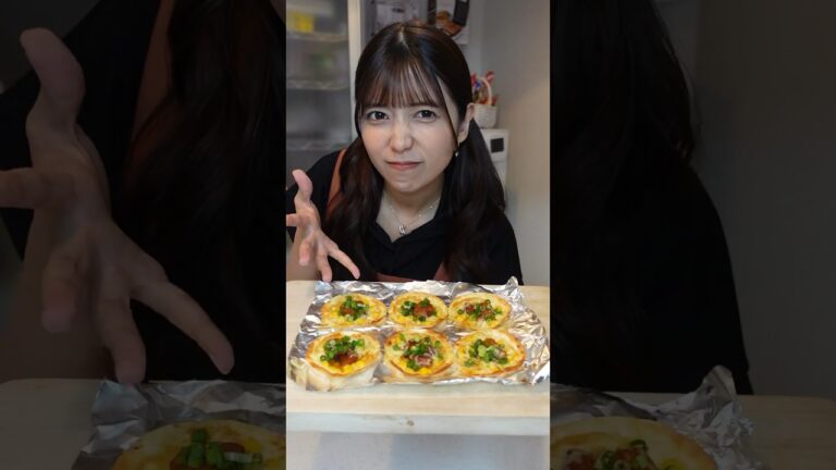 餃子の皮でひとくち照り焼きピザの作り方🍕🔥#shorts