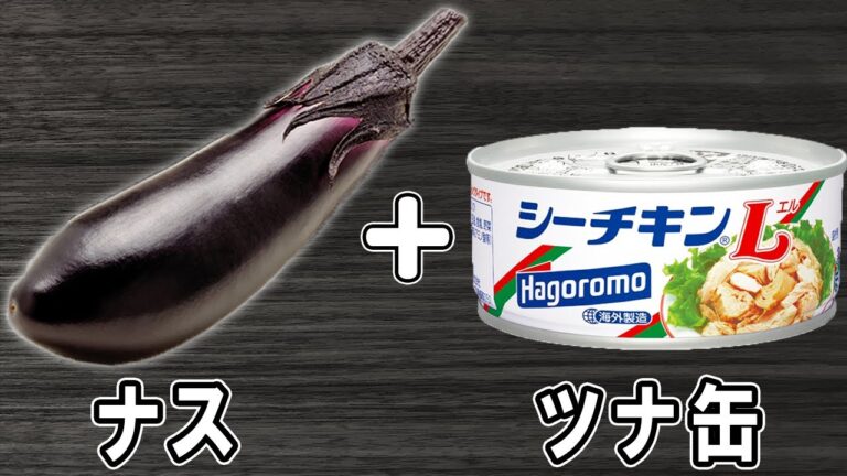 ナスとツナ缶の簡単レシピ！なすびとツナ缶の和え物　お手軽美味しいおかずの作り方/ナスレシピ/ツナ缶レシピ/作り置きおかず【あさごはんチャンネル】