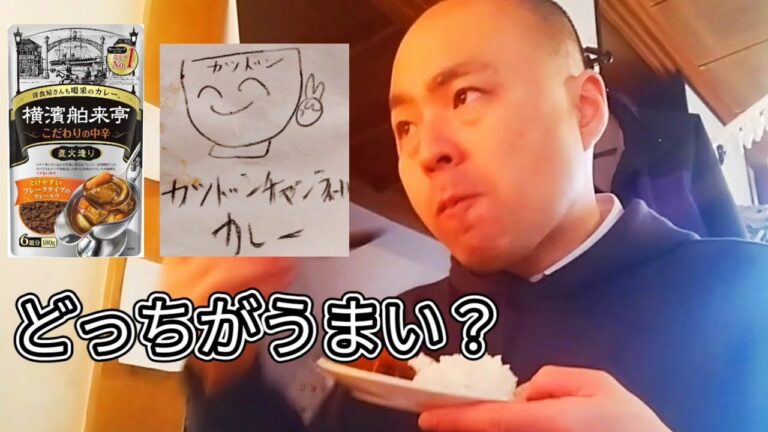 自分のカレーと市販ルウカレーを食べ比べてみた！(横浜舶来亭)