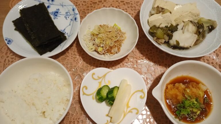 ①太らない美淑女ごはん♥️４毒抜き　たらちり　鱈の塩焼き