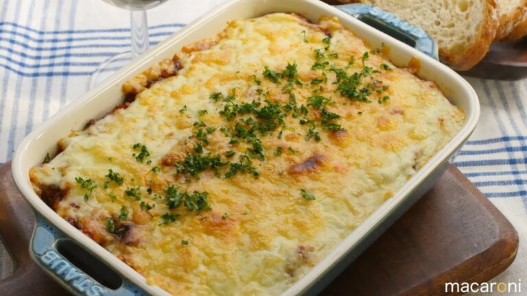 ミートソースが絶品！ ほくほく 里芋の ミート グラタン のレシピ 作り方