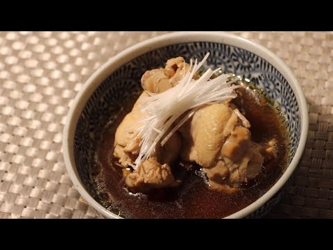 出汁と食べる手羽元の柔らか煮