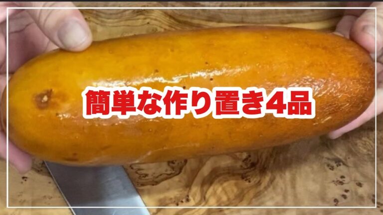 【簡単な作り置き4品】モウイとツナのサラダ/茄子の胡麻酢炒め/春雨サラダ/長ネギのおかか炒め