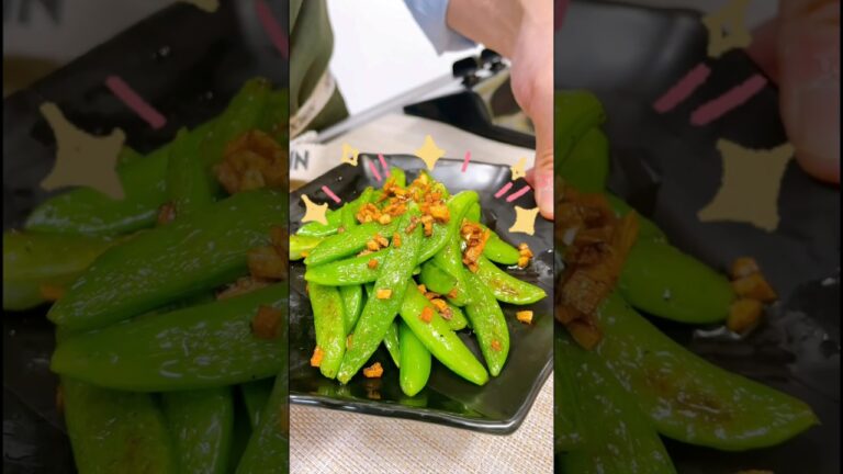 実家からもらったスナップエンドウで簡単過ぎるおつまみ #cooking #food #レシピ #お酒大好き #おつまみ