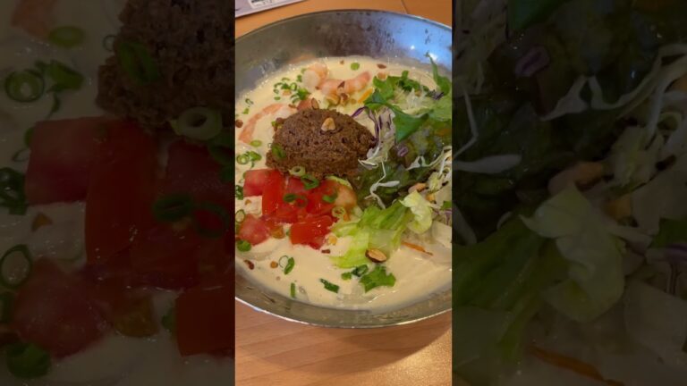 ガスト 胡麻香る 冷やし豆乳担々うどん