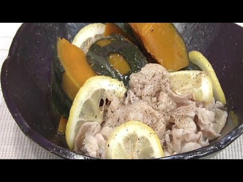 カボチャと豚バラのさっぱり煮