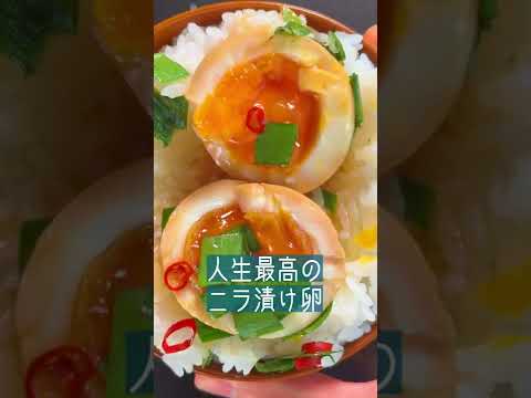 人生最高の『ニラ漬け卵』が、ドーピング級の美味さ【作り方・レシピ・半熟卵】