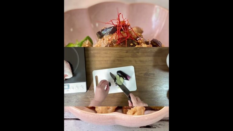 時短料理動画で簡単なすと豚こまのみそ炒め／ピーマンレシピ／お弁当のおかず／夕食／夜ごはん