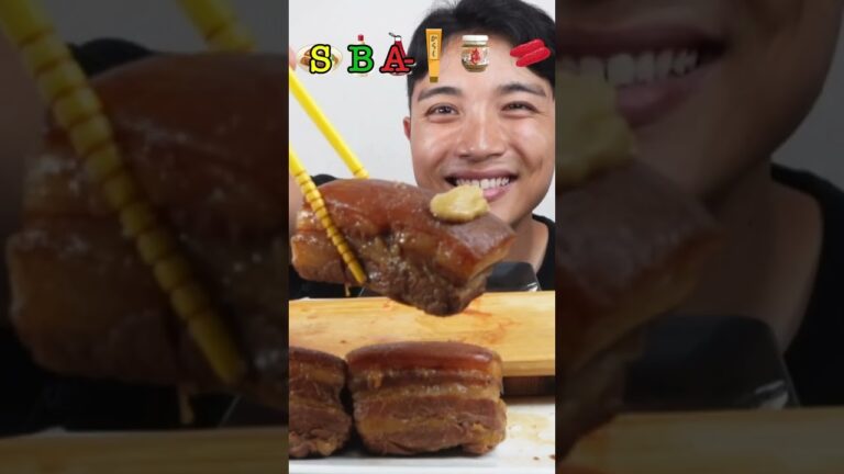 豚の角煮ラフテーが100倍美味くなる調味料がヤバすぎ #飯テロ #咀嚼音 #asmr #mukbang