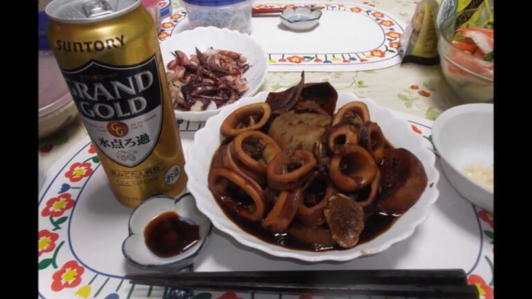 イカ大根とゲソバタ焼き