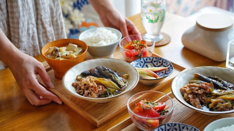 【栄養豊富】夏野菜がおいしすぎる！管理栄養士の晩ごはん献立♪