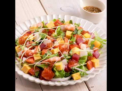 「海鮮ちらしサラダ」の作り方【イセ食品】#Shorts