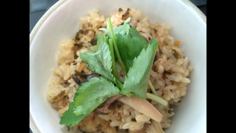 ふじっ子とツナの炊き込みごはん　４月２９日放送