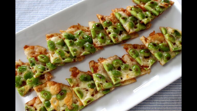 Edamame Cheese Snack Recipe 枝豆チーズおかき レシピ