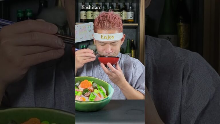 【ひな祭り】江戸前ちらし寿司とハマグリのお吸い物でお祝いだ!!桃の節句で春を感じてたまら～ん♪ #shorts #japan #girlsday