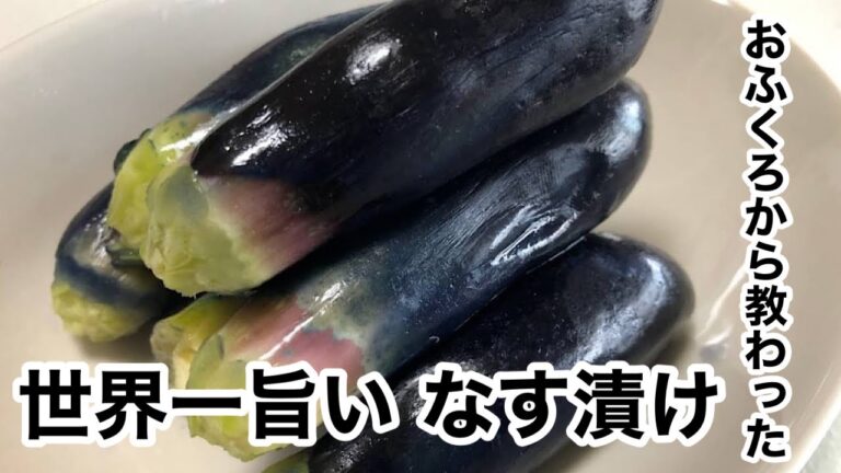 【150万回再生人気漬物】おふくろから教わった世界一旨いなす漬け